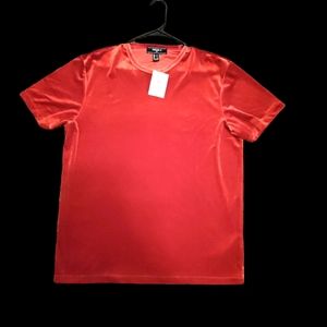 Forever 21 Red velvet shirt